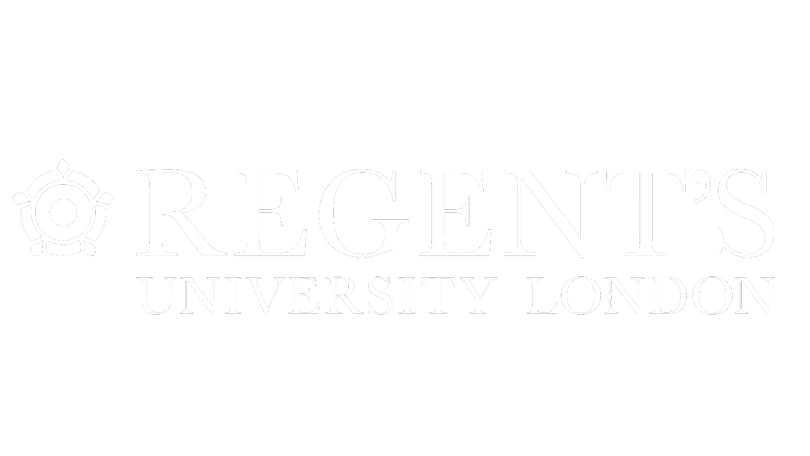logo regent s university london bianco