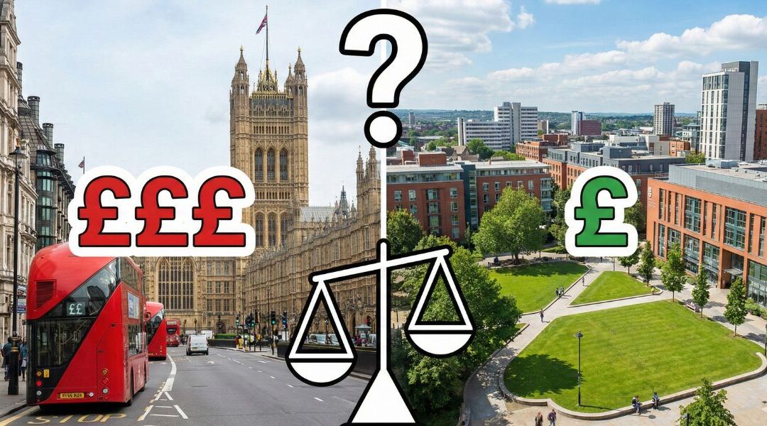 Quanto costa vivere in Inghilterra? Guida al budget per studenti 2026